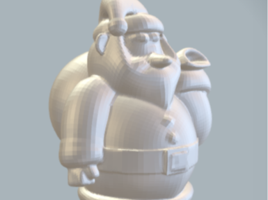 Santa with sack