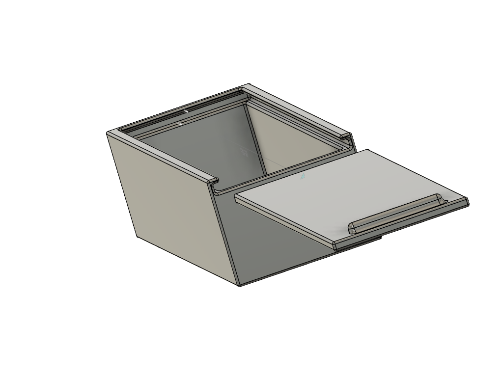 box + šoupací víko