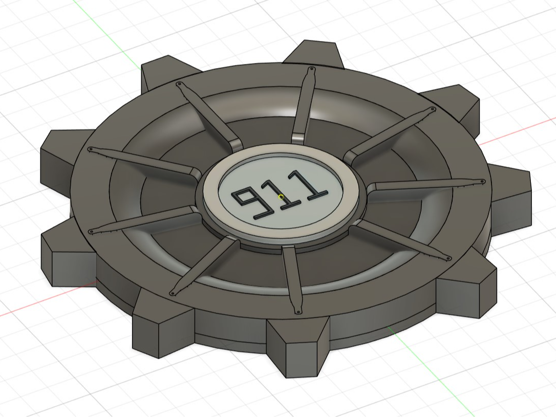 Somewhat game-accurate Fallout 4 Vault Door