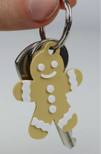 GINGERBREAD MAN FOR KEYCHAIN