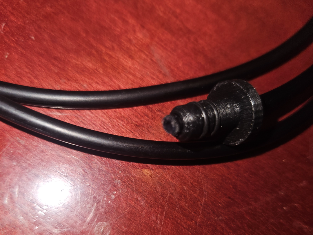 Conector para cable de fibra optica pof de 3mm int