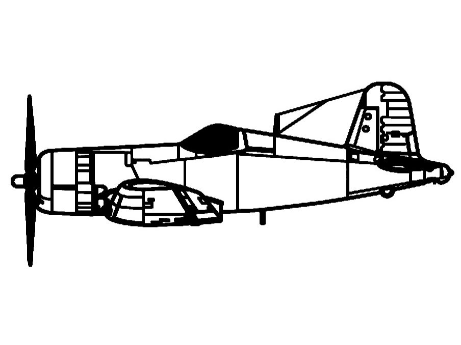 F4U Corsair Wall Art