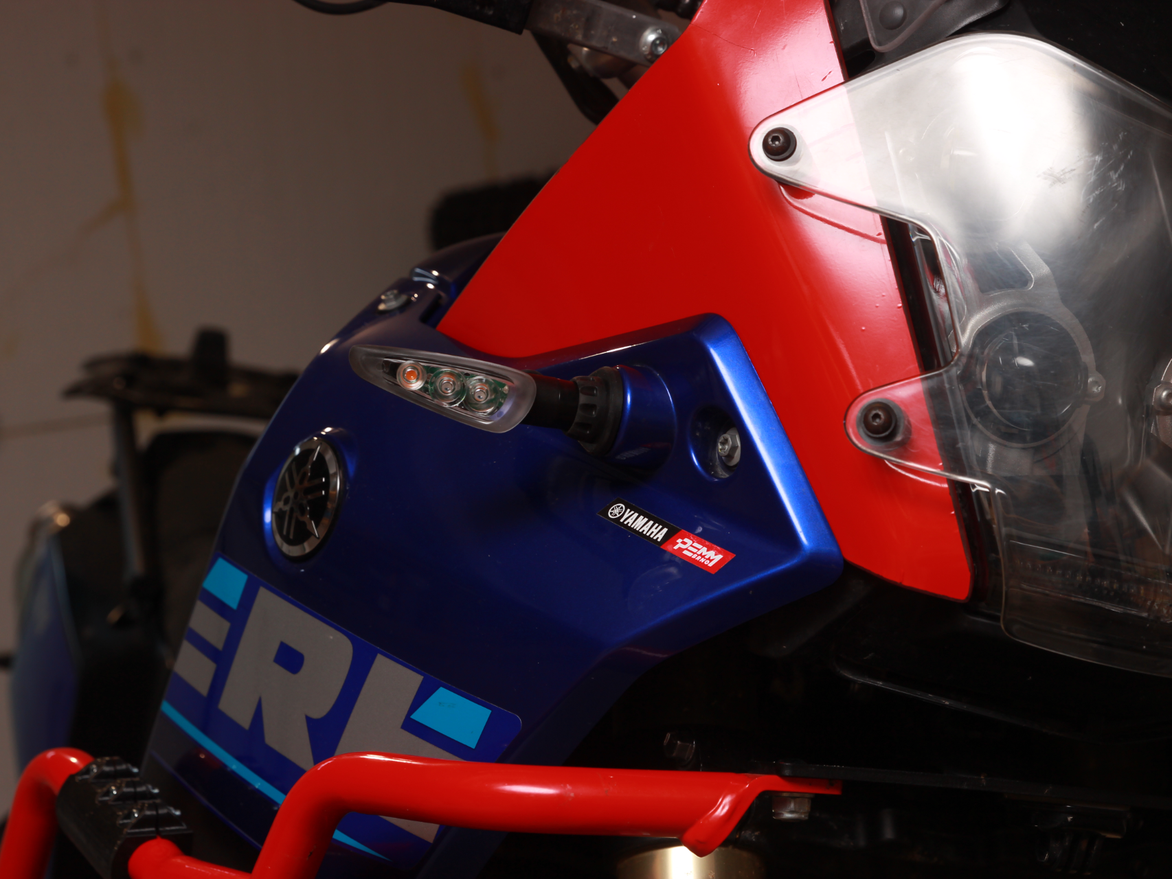 Yamaha Tenere - Click 'n' ride turn signals mount