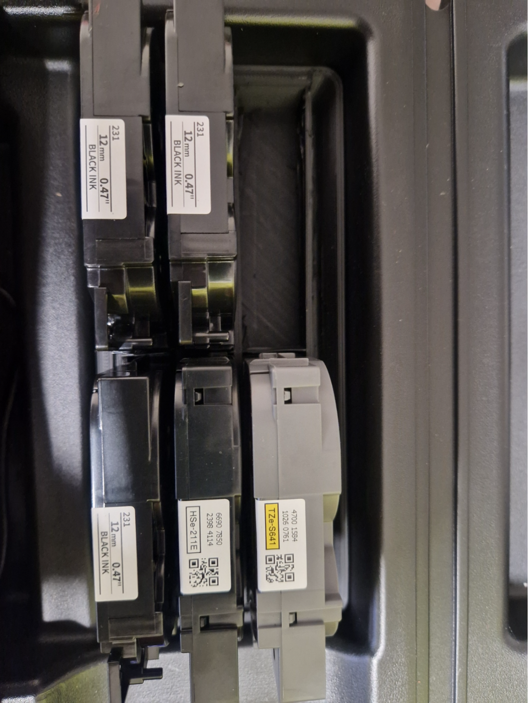 Brother label printer- label holder
