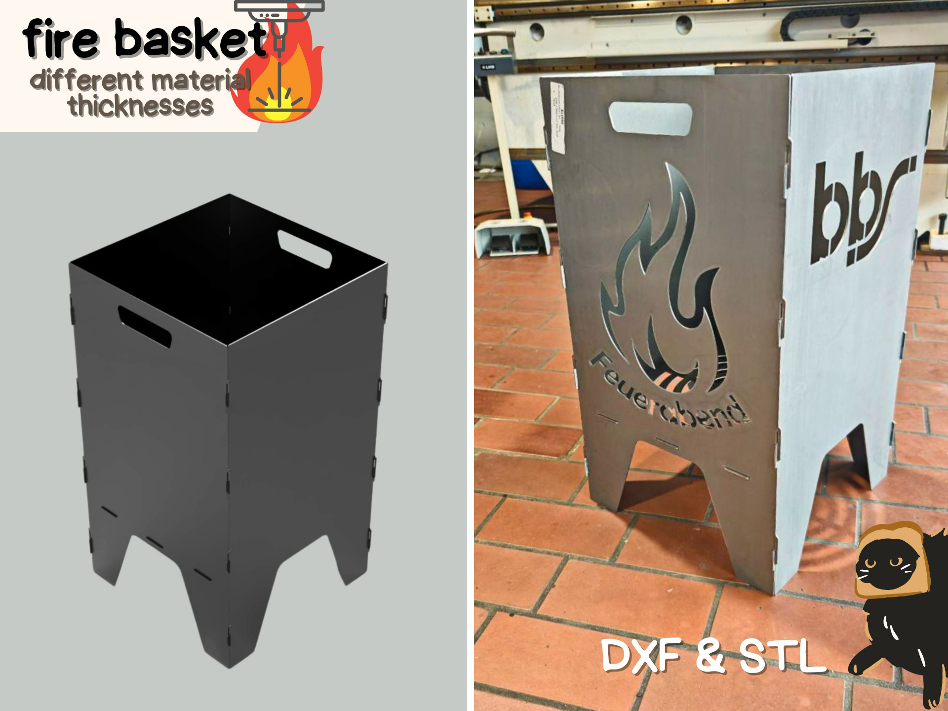 Feuerkorb (Lasercut)