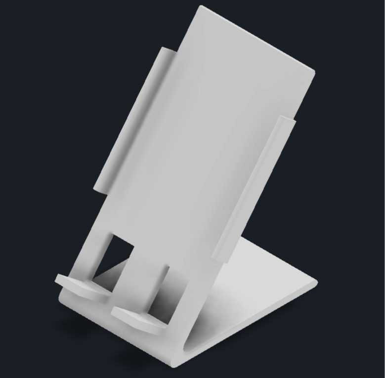 3d Phone stand with charging space