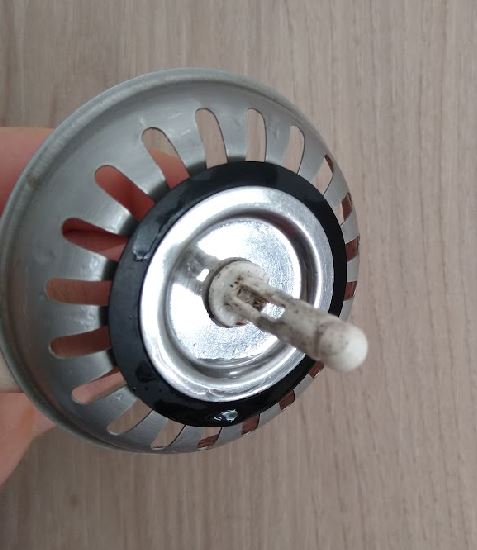 Drain plug stem for Teka kichen sink
