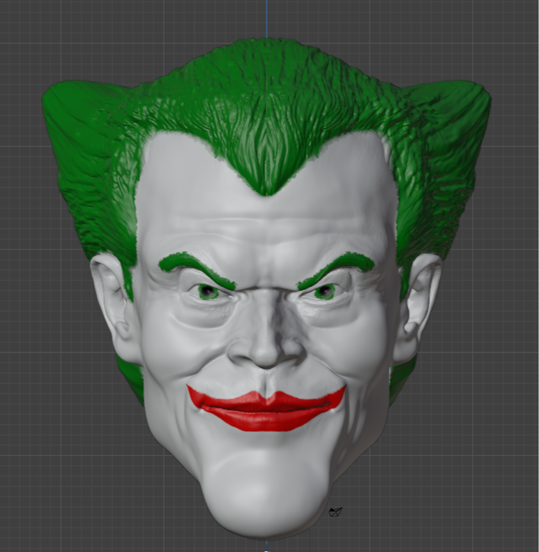 Willem Dafoe Joker Fan  Cast Head Sculpt