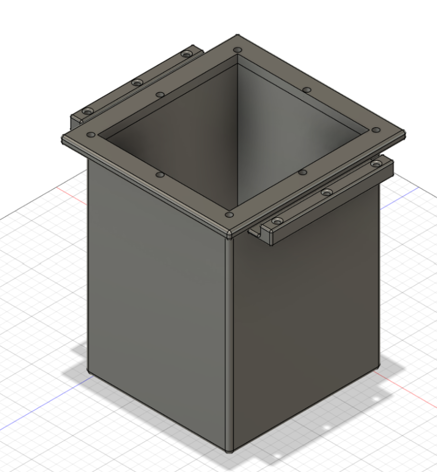 Trashcan under desk