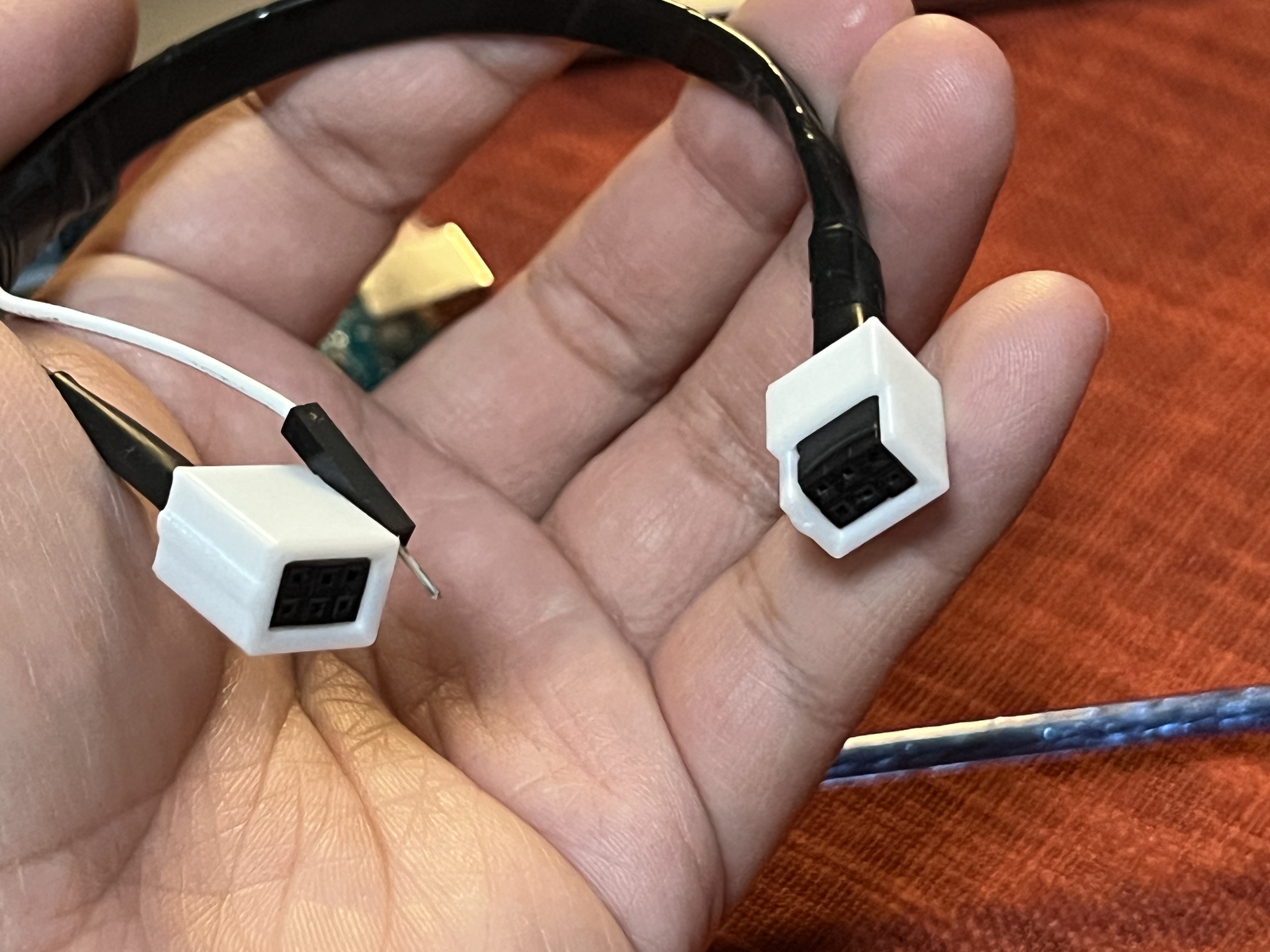 Arduino ISP line cable fixed end
