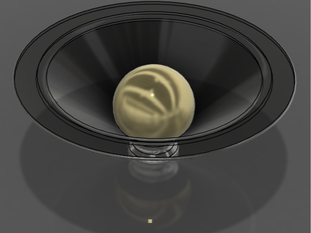 LAW OF GRAVITATION, SUN ORBITAL BOWL