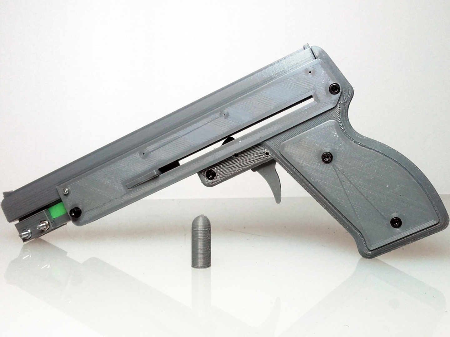 Elastic-gun
