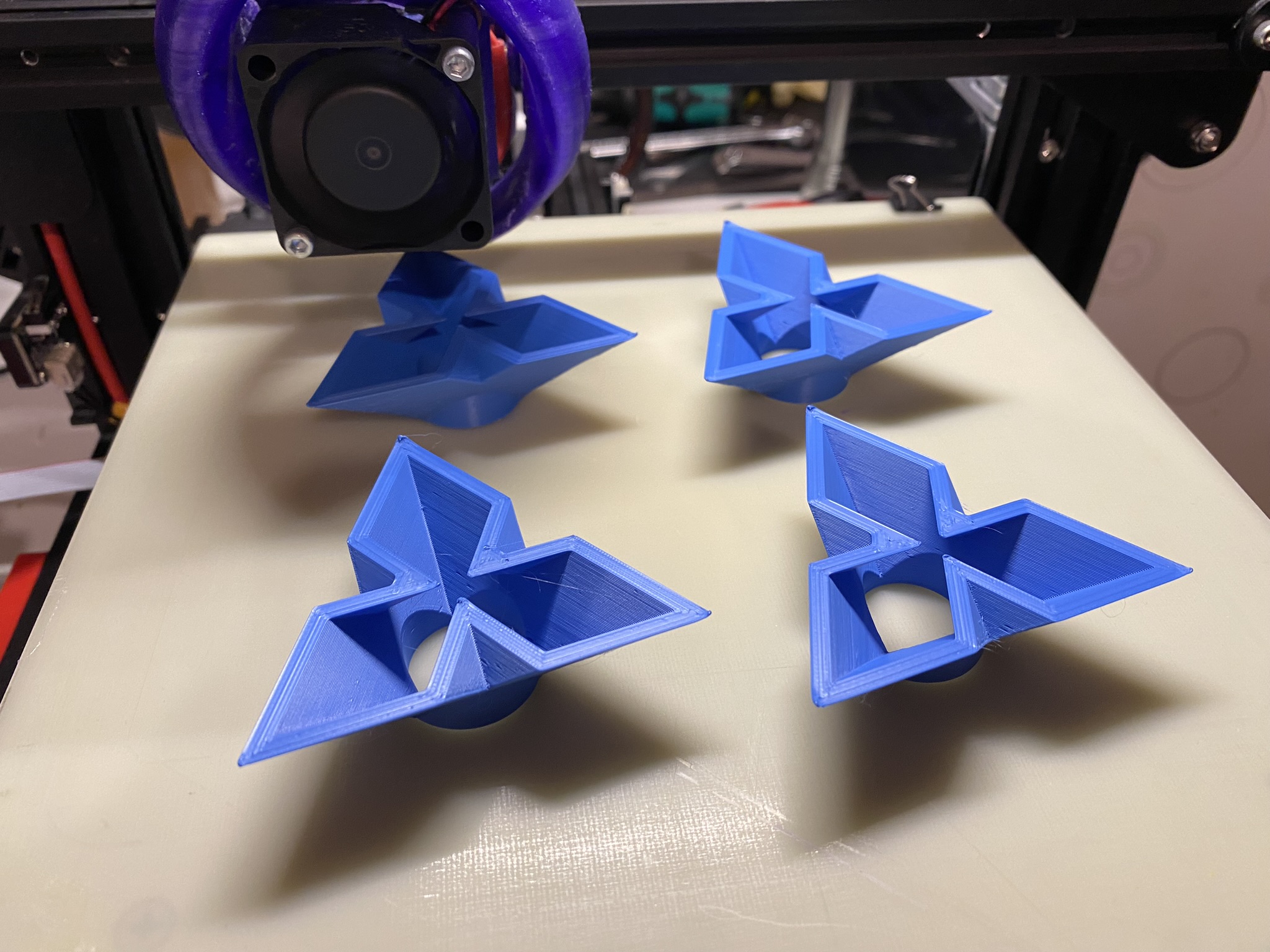 Corner brace for 15x15mm square tubes