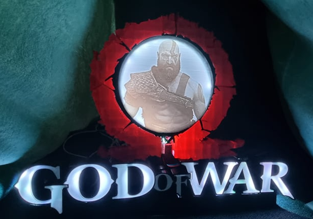 God of War led lamp