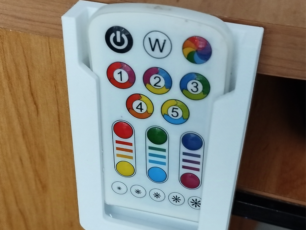 Support télécommande plate