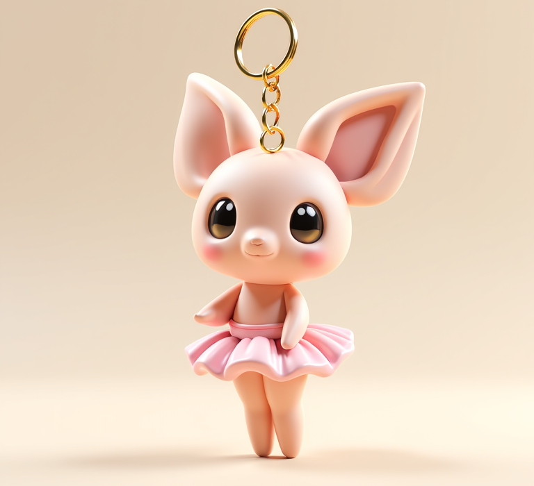 Ballerina Keychain