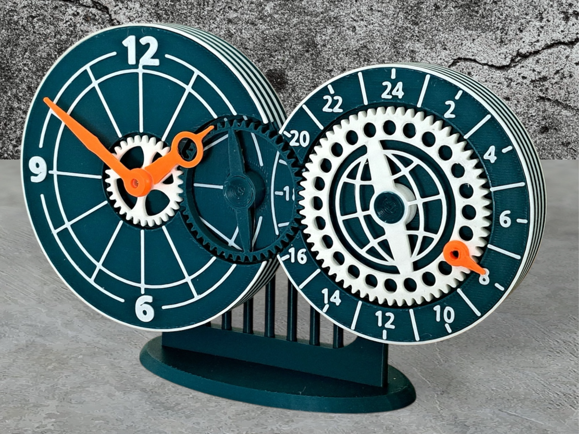 Clock with Time Zone(s)
