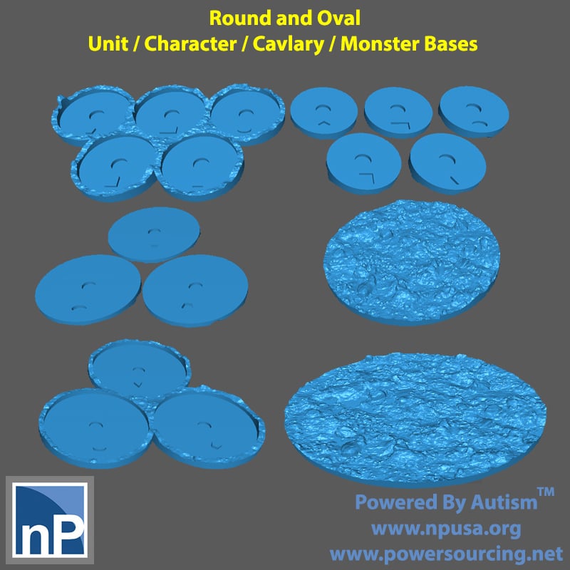 AOS Unit Trays / Bases - Muddy Rubble Slope