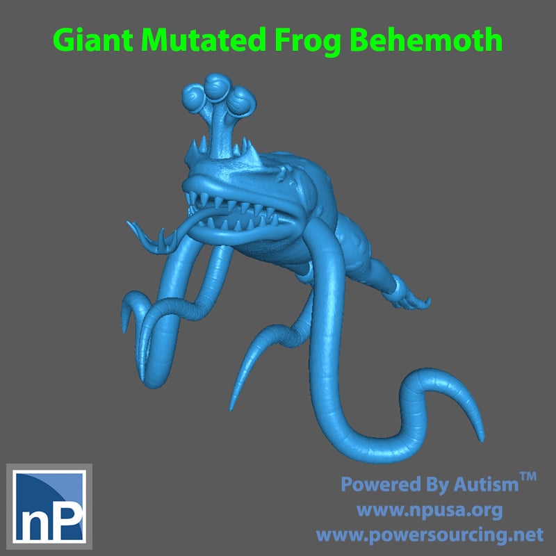 Giant Mutated Frog Behemoth