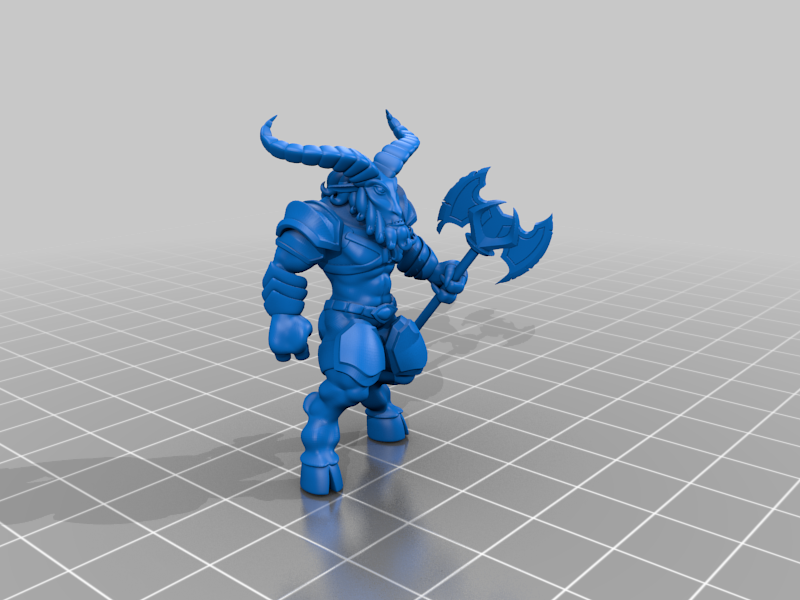 Beastman - Goat-Man - Warrior of Chaos