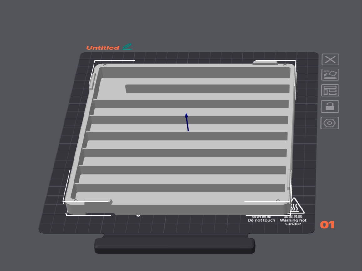 Stackable keycap tray with magnet hole