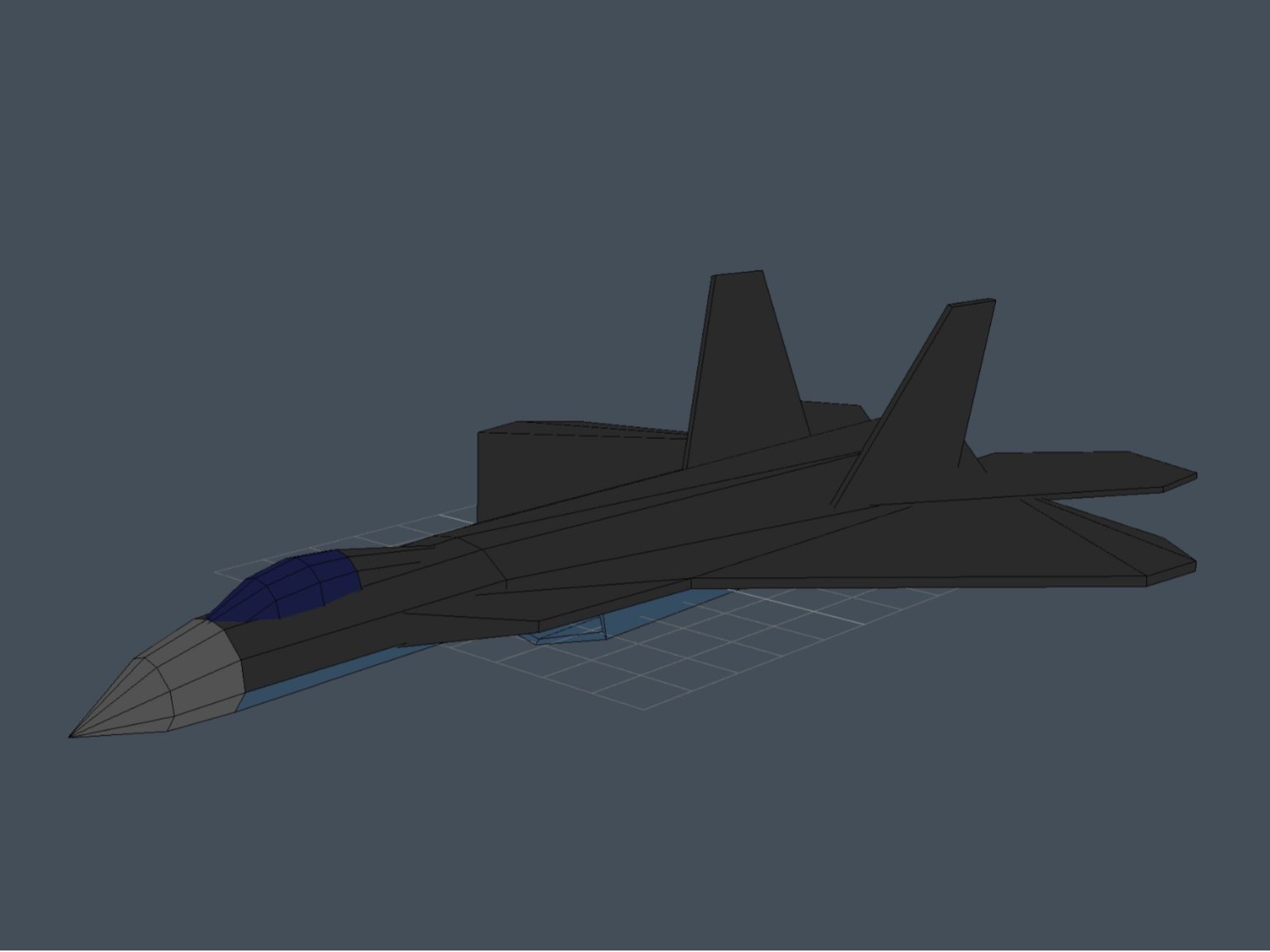 MakerMetropolis F22 Combat plane