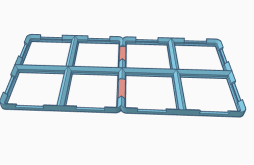 Connectable Gridfinity Baseplate