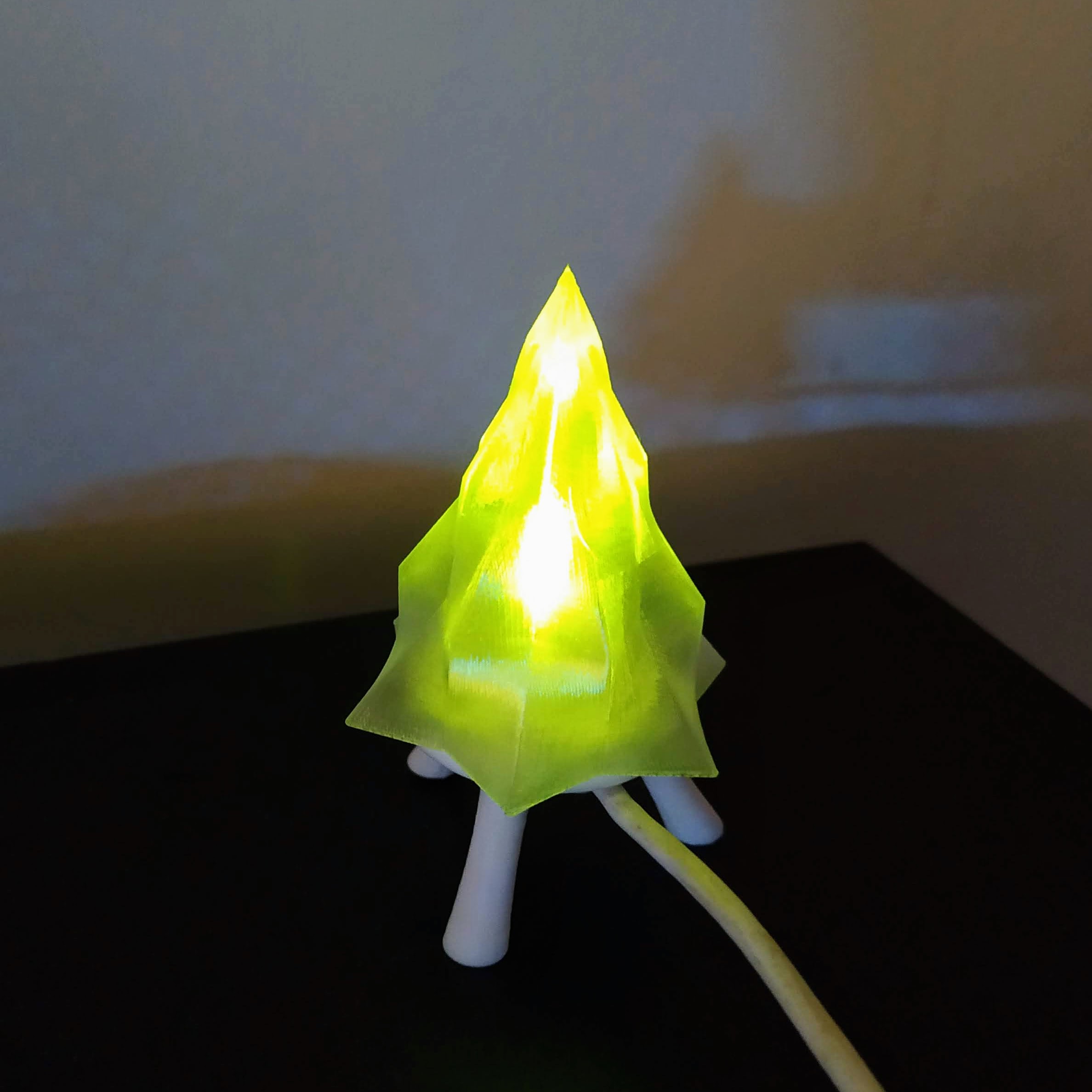 LED lit X-mas tree