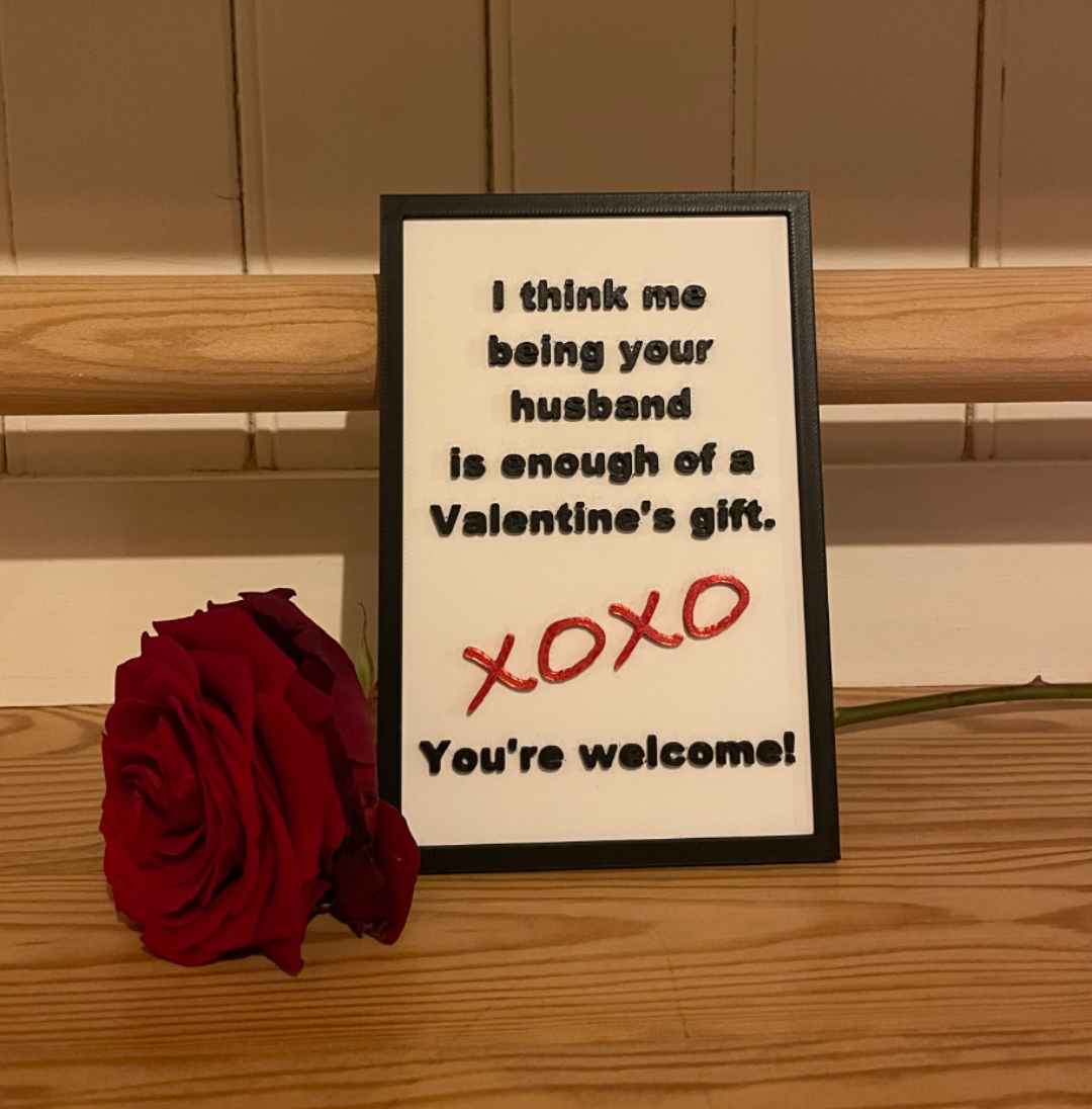 Valentine card (husband)