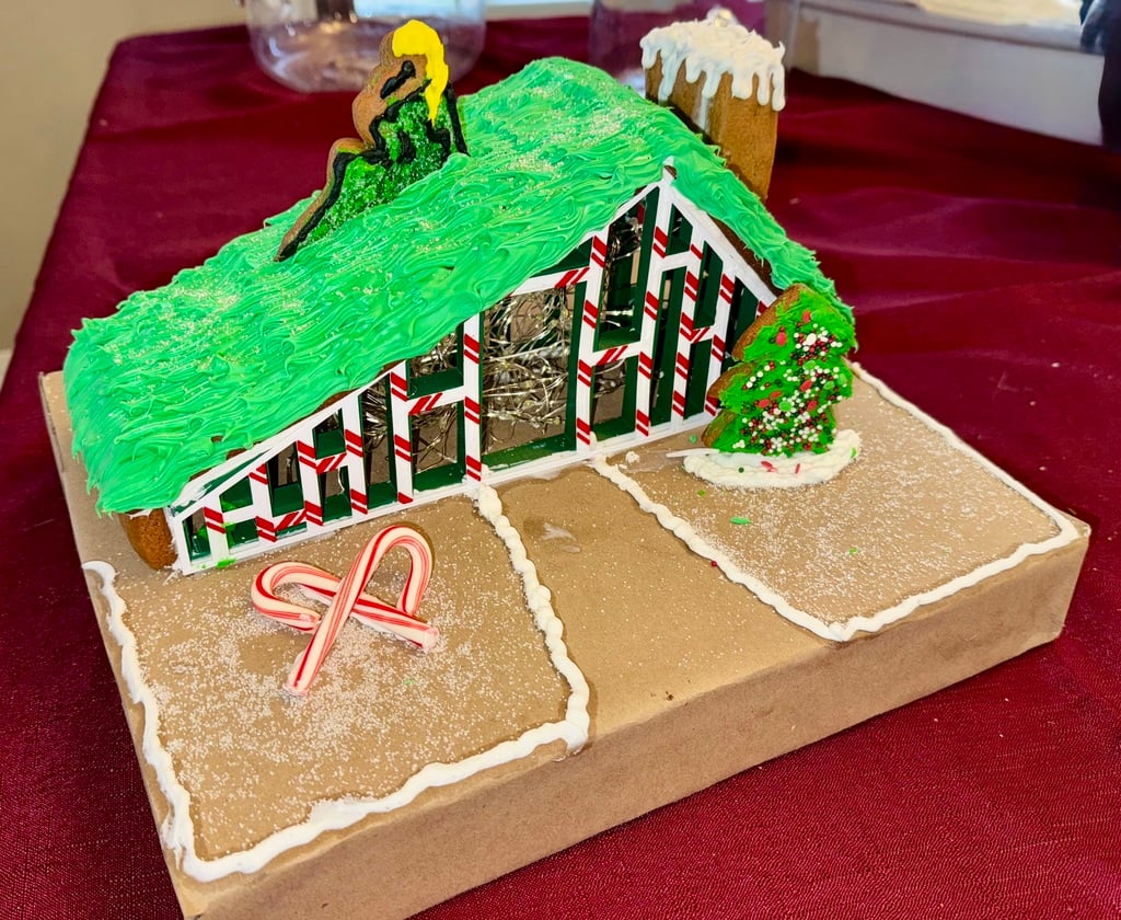 Taylor Swift Folklore Cabin Gingerbread House