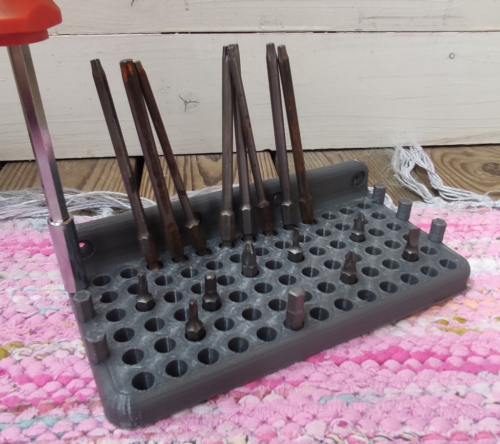 Mega Screw Bit Wall Organiser
