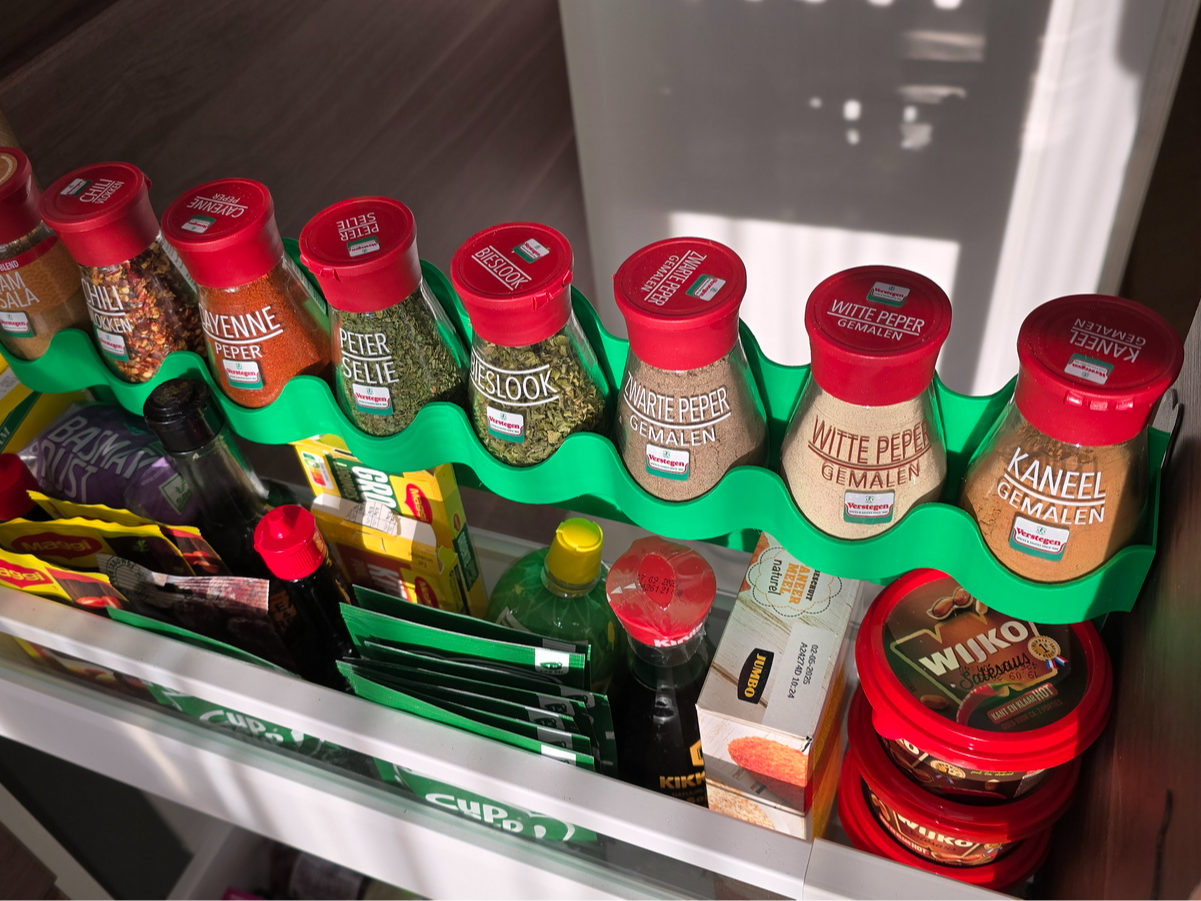 Verstegen spice rack to fit on IKEA METOD drawer