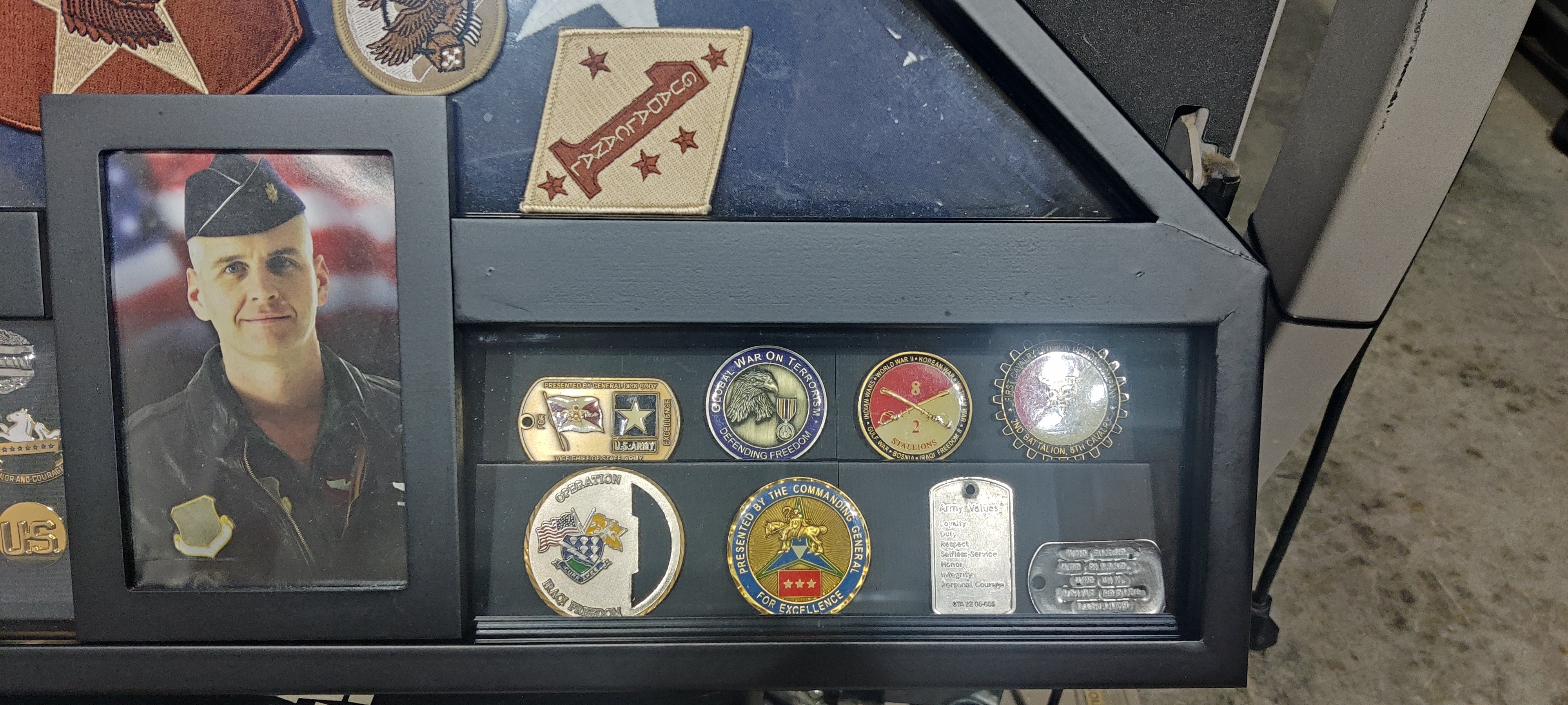 Challenge Coin Rack