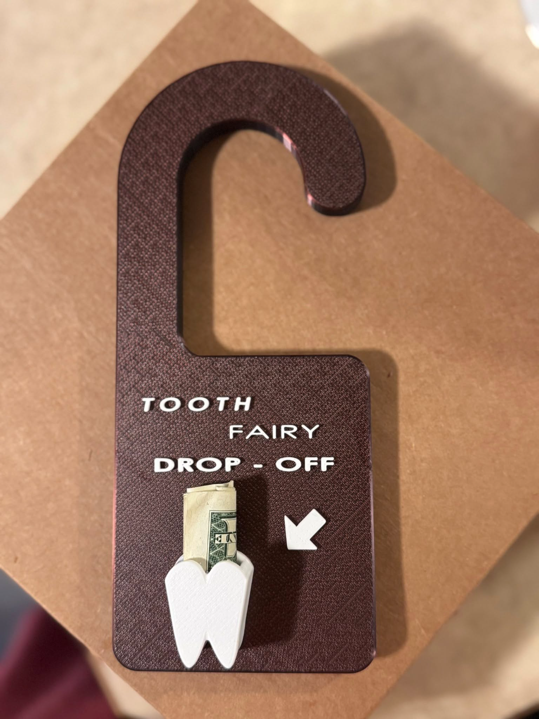 Tooth Fairy Drop- Off Hanger