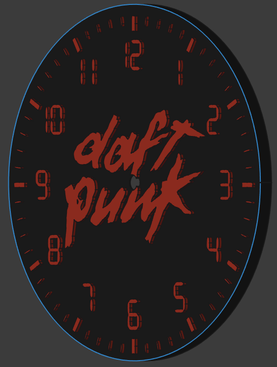 Reloj inspirado en Daft Punk