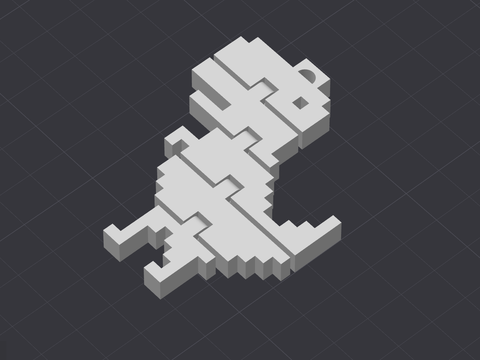 Dino google chorme offline modus FLEXY key chain