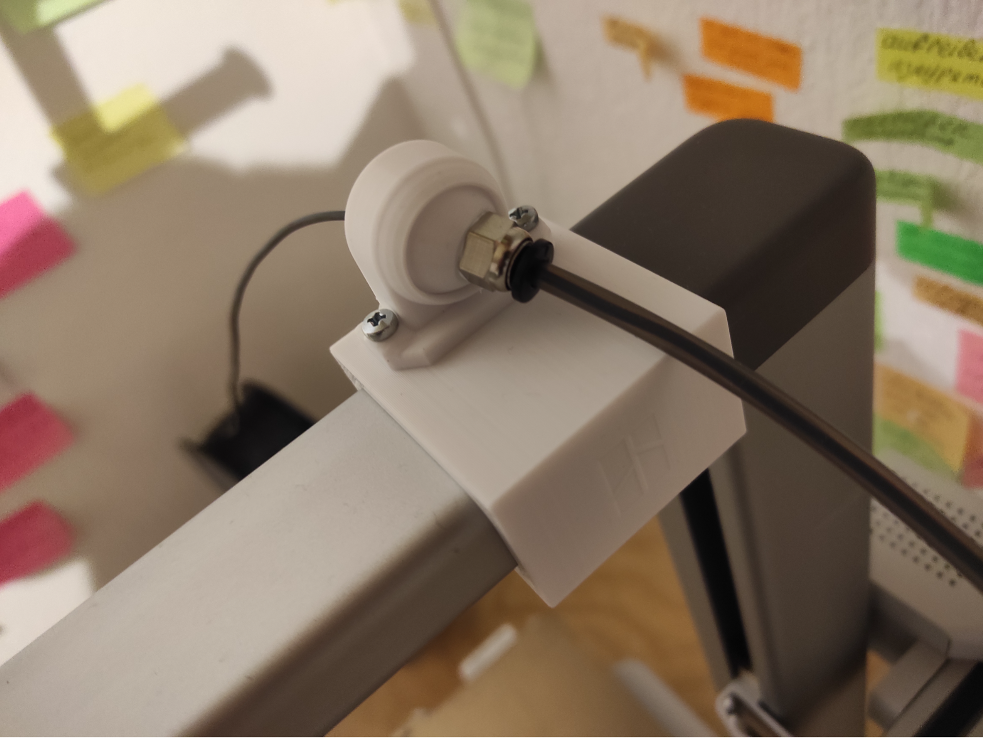 Flexible filament guide (Ball joint).