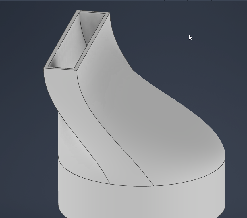 100mm to 20mm Air duct, airflow optimized
