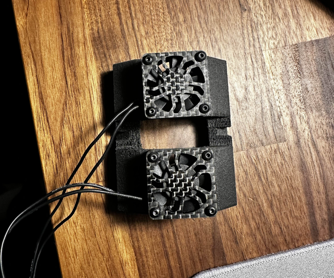 50-30MM motor size fan mount fits 2 30mm fans
