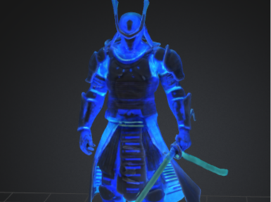 futuristic warrior