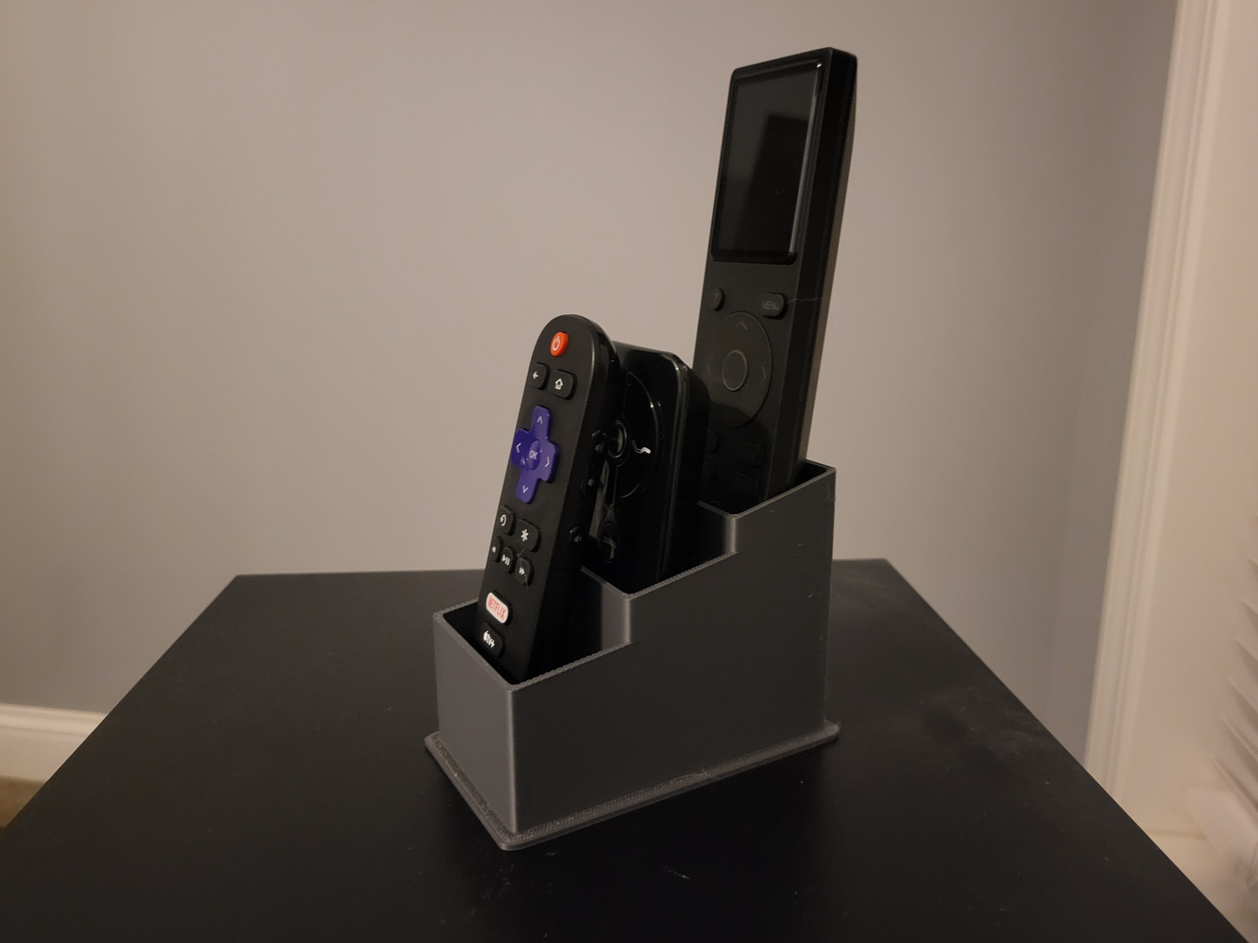 Bedside Remote Control Cubby