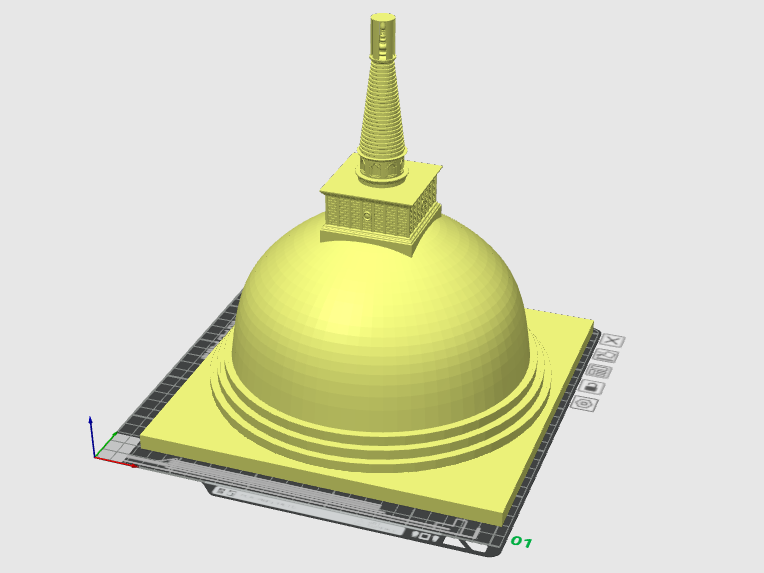 Lord Buddha Maha Stupa Seya Chaithya