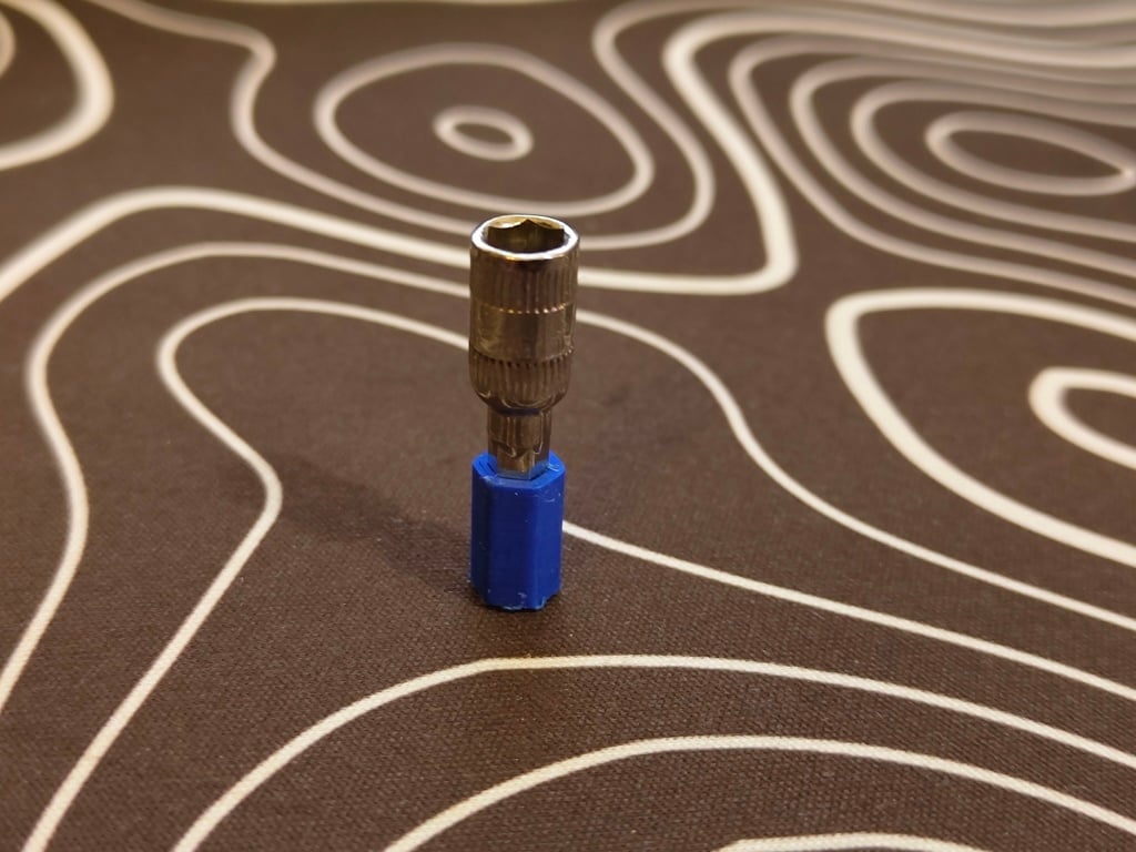 1/4 inch Socket to 4mm Socket for screwdriver