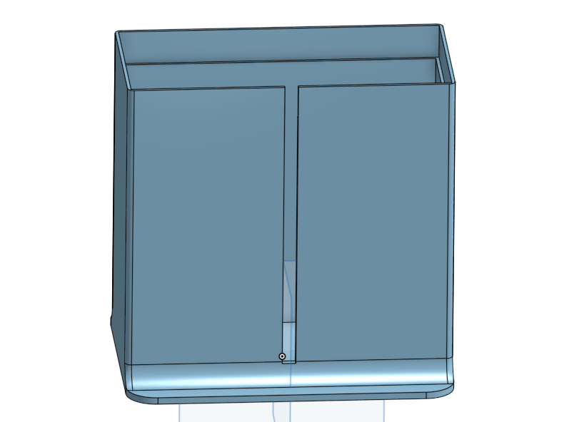 Toilet roll holder - Three part model