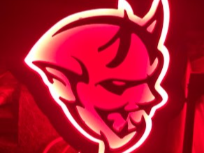 Demon Lighted Logo