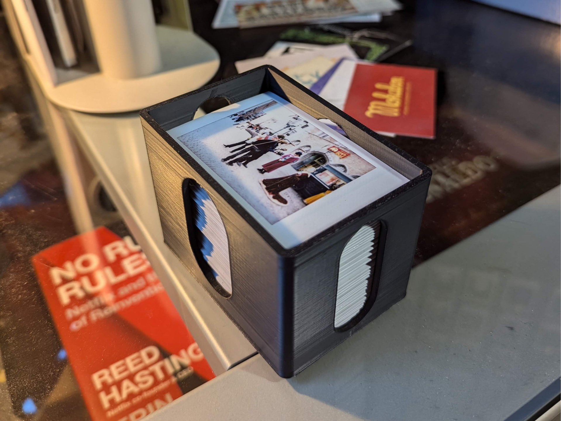 Modern polaroid display box