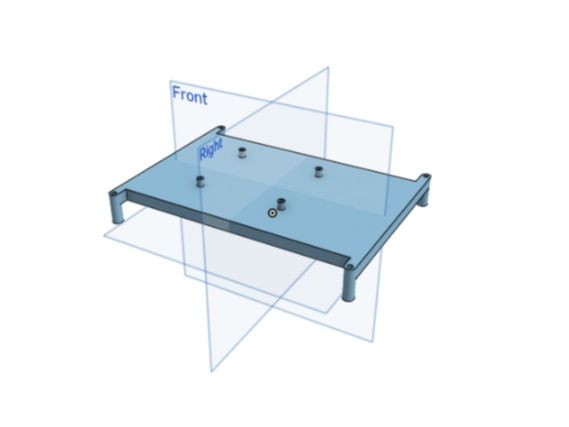Waveshare 7" Screen Mount for RPi 4B