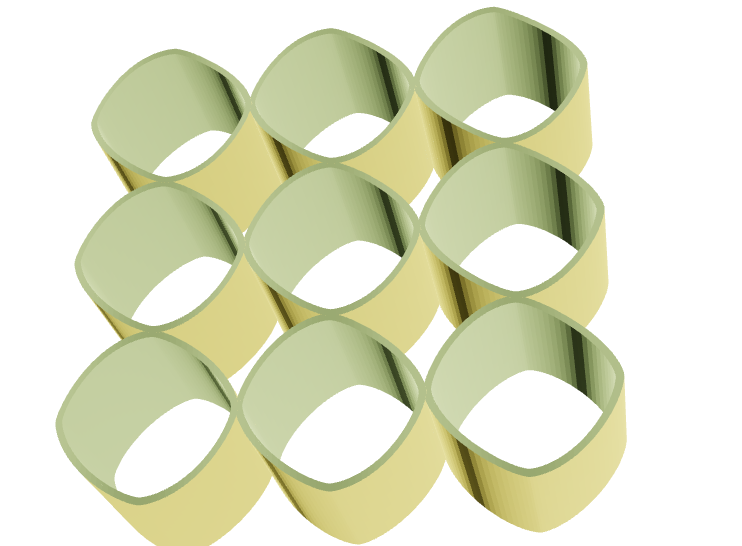 Ambiguous Cylinder Illusion - Hexagon and Square