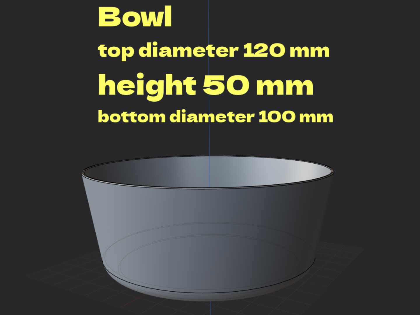 Simple bowl