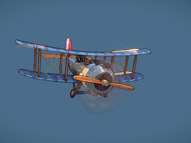WW1 Salmson 2A-2 plane